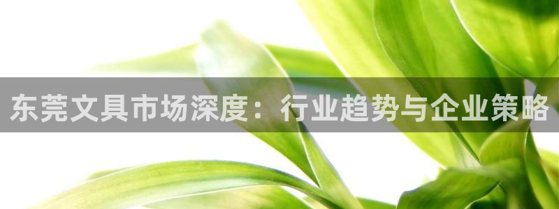j9九游會(huì)官網(wǎng)：東莞文具市場(chǎng)深度：行業(yè)趨