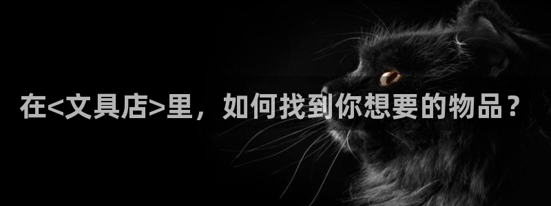 九游會(huì)ag注冊(cè)：在<文具店>里，如何找到