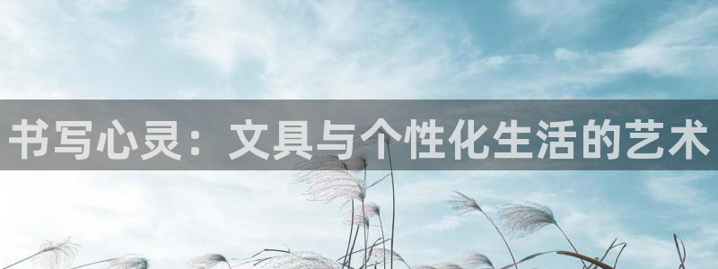 舊版九游會(huì)：書寫心靈：文具與個(gè)性化生活的
